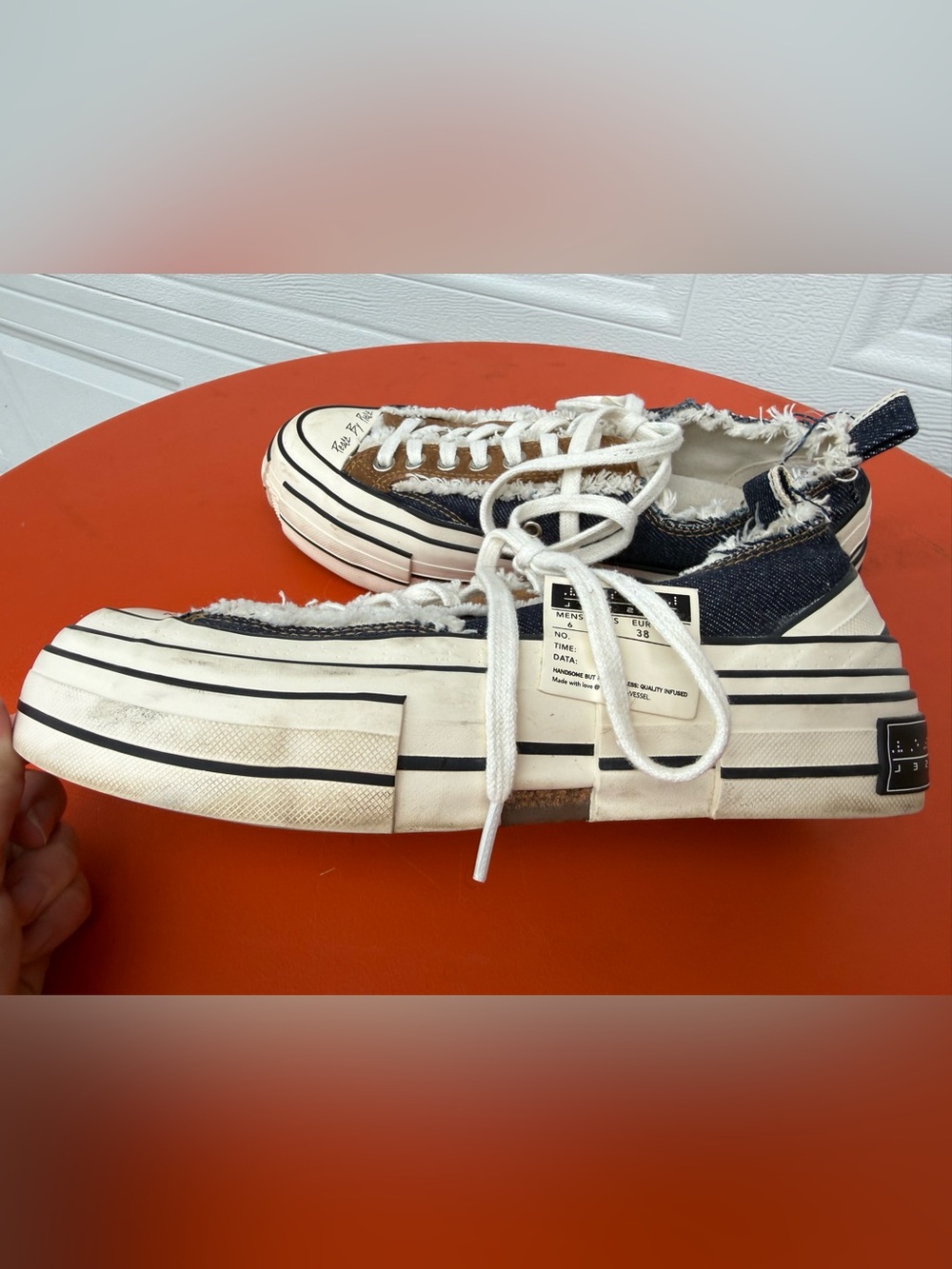 xvessel G.O.P. Lows Black sneaker women’s 8 men’s 6 - Picture 13 of 16